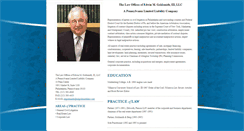 Desktop Screenshot of edgoldsmithlaw.com